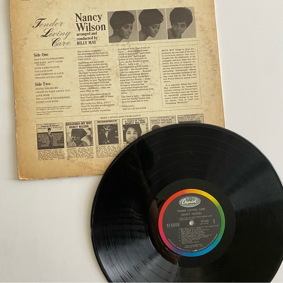 Vinyl Nancy Wilson Tender Loving Care - Picture 3 of 3